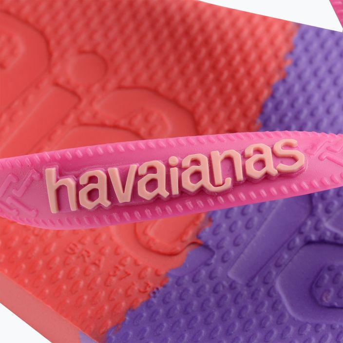 Japonki Havaianas Top Logomania Colors II pink flux 6