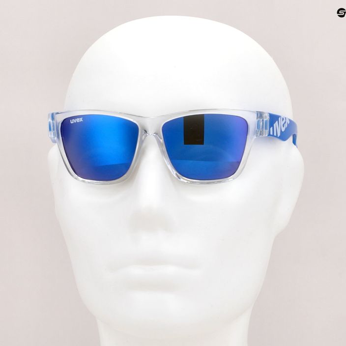 Okulary przeciwsłoneczne dziecięce UVEX Sportstyle 508 clear blue/mirror blue 7