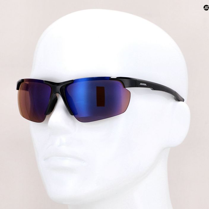 Okulary przeciwsłoneczne Alpina Defey HR black matte/white/black 7