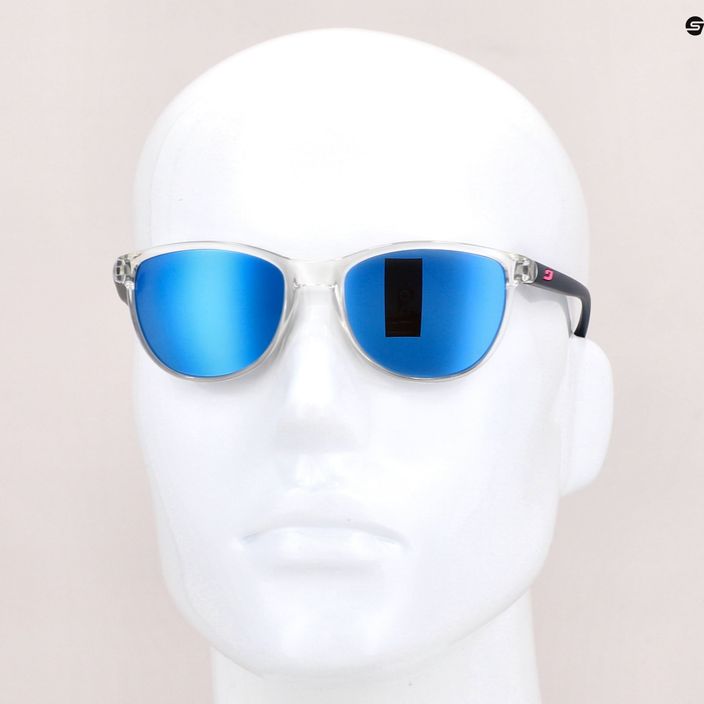 Okulary przeciwsłoneczne Julbo Idol Spectron 3 gloss translucent shiny crystal/matt dark blue 6