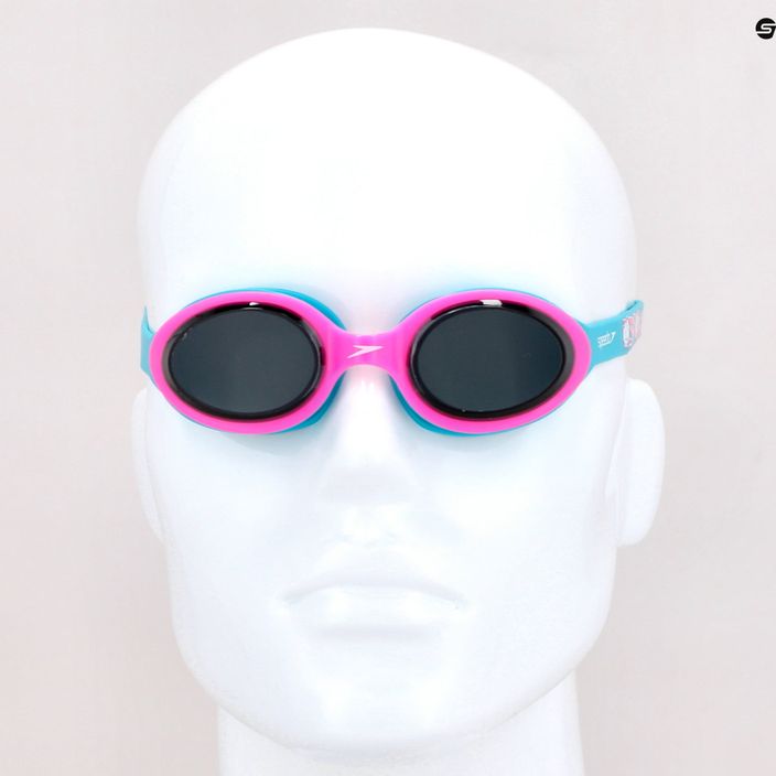 Okulary do pływania dziecięce Speedo Illusion 3D bali blue/vegas pink/nautilus hologram 8