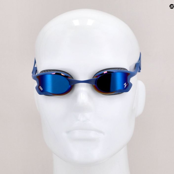 Okulary do pływania Zoggs Raptor HCB Titanium blue/grey/mirror dark blue 7