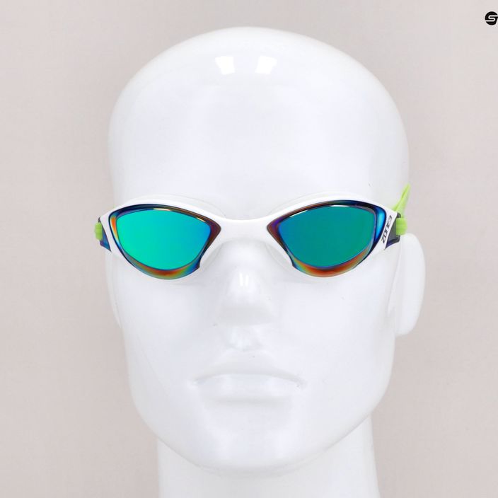 Okulary do pływania ZONE3 Aspect rainbow mirror/lime/white 7