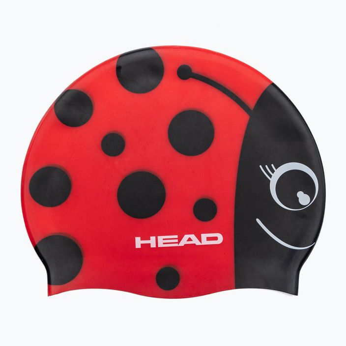 Czepek pływacki dziecięcy HEAD Meteor red/black