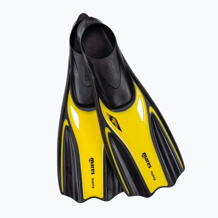 Płetwy do snorkelingu dziecięce Mares Manta Junior yellow reflex 2