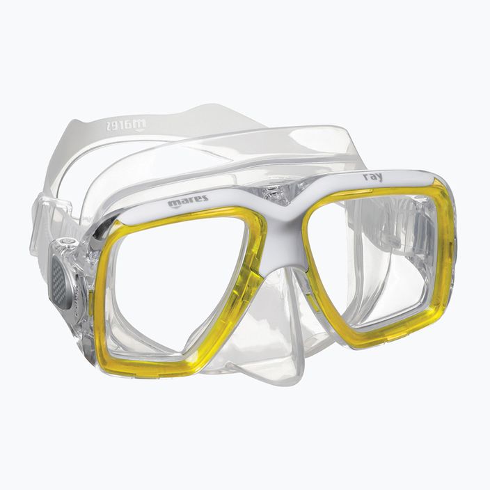 Zestaw do snorkelingu Mares Combo Ray yellow/white/clear 2