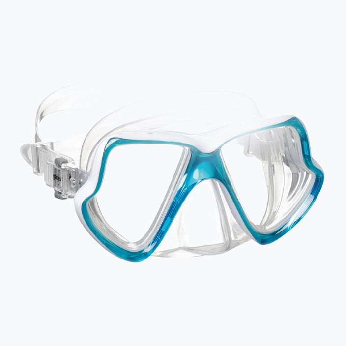 Zestaw do snorkelingu Mares Wahoo aqua/white/clear 2