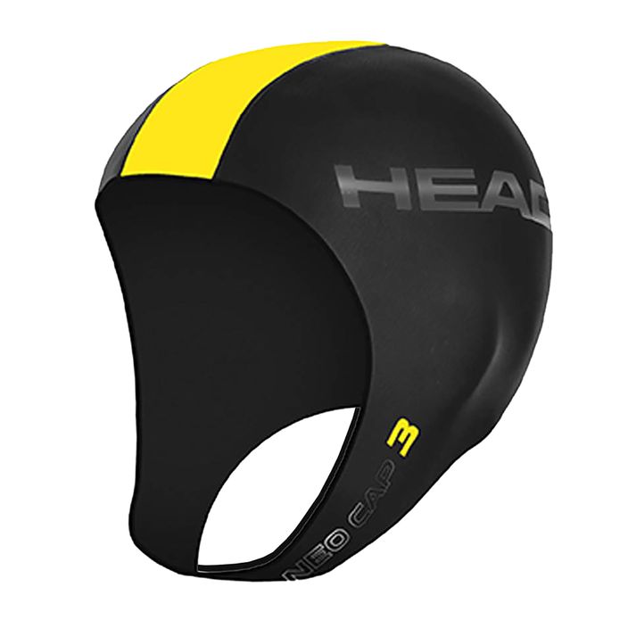 Czepek pływacki HEAD Neo 3 black/yellow 2