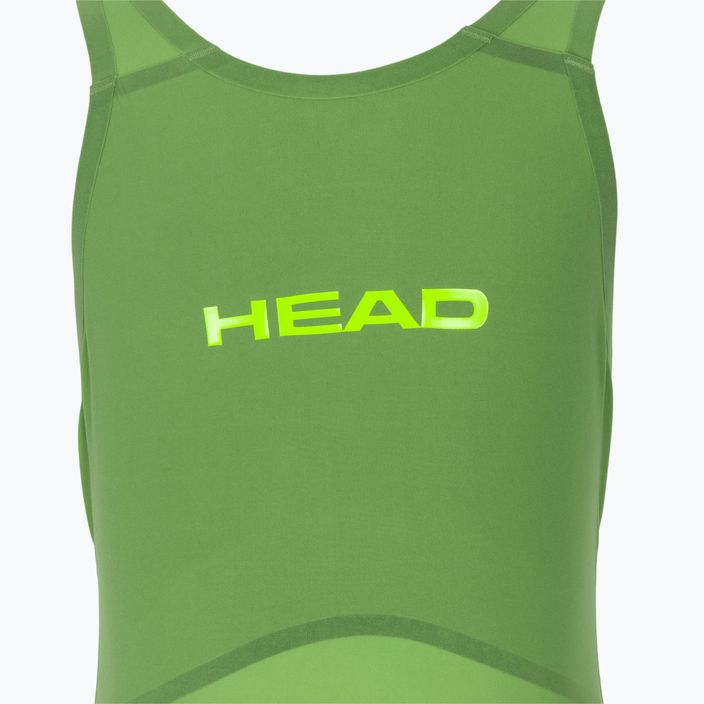 Strój pływacki jednoczęsciowy damski HEAD Liquidfire Knee Wiz Open Back olive 4