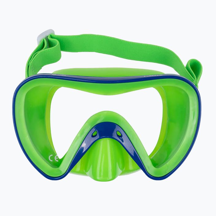 Maska do snorkelingu dziecięca Mares Turtle blue/green 2
