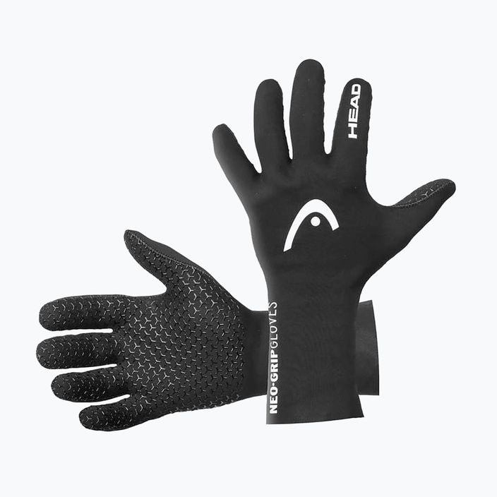 Rękawiczki neoprenowe do pływania HEAD Neo Grip black 5