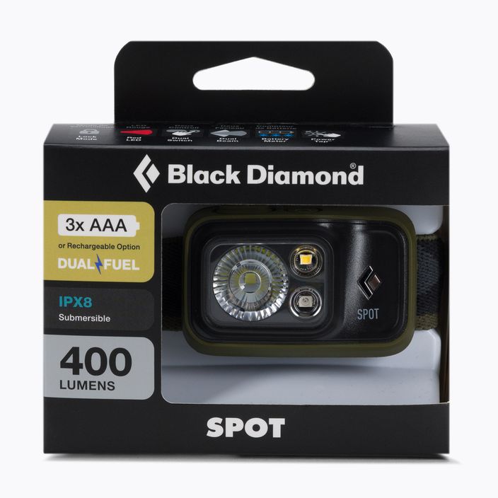 Latarka czołowa Black Diamond Spot 400 dark olive 2