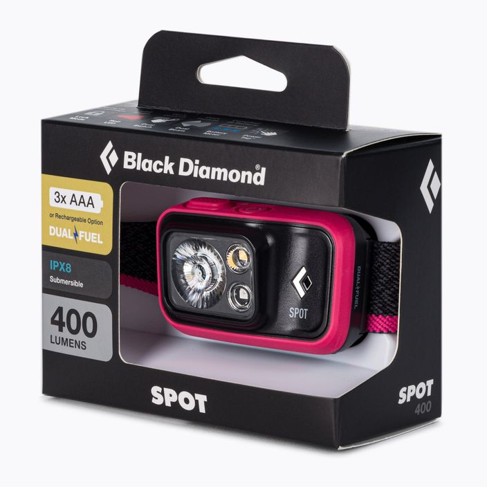 Latarka czołowa Black Diamond Spot 400 ultra pink