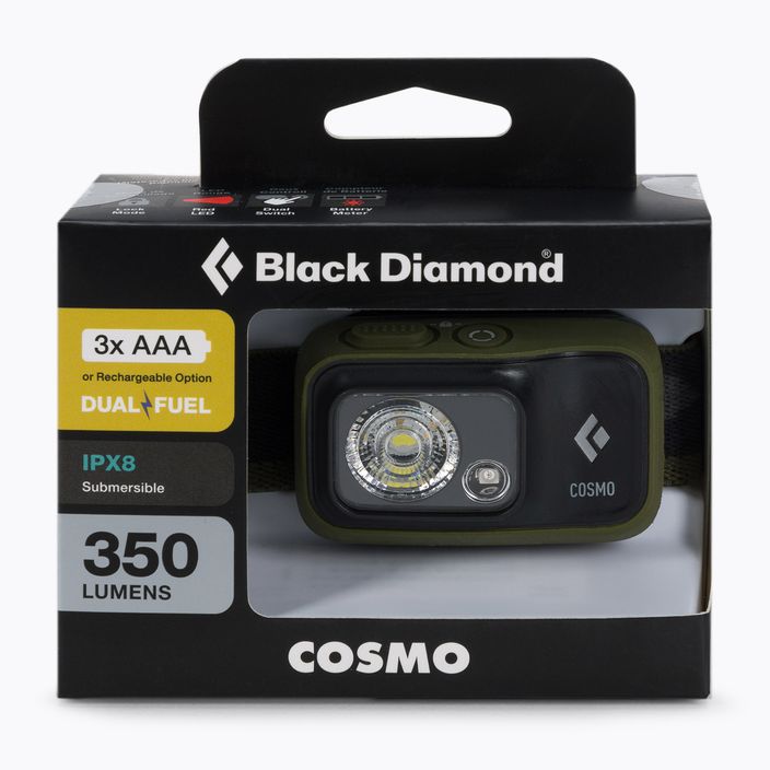 Latarka czołowa Black Diamond Cosmo 350 dark olive 2