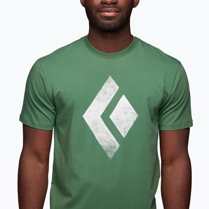 Koszulka wspinaczkowa męska Black Diamond Chalked Up arbor green 3