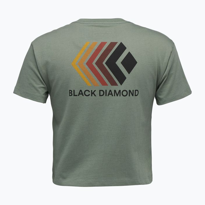 Koszulka damska Black Diamond Faded Crop laurel green 5