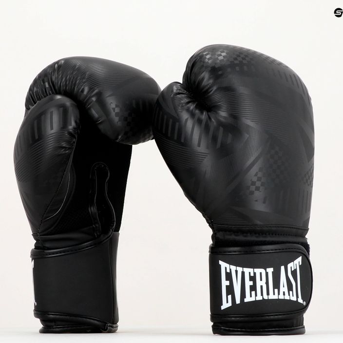 Rękawice bokserskie męskie Everlast Spark czarne EV2150 7