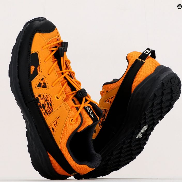 Buty turystyczne dziecięce Jack Wolfskin Vili Sneaker Low orange pop 12