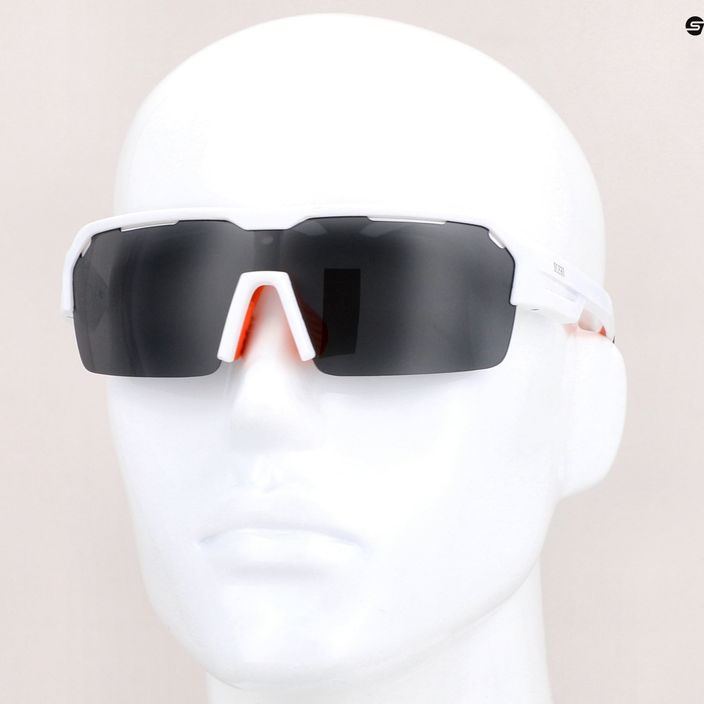Okulary przeciwsłoneczne Ocean Sunglasses Race matte white/smoked/orange 6