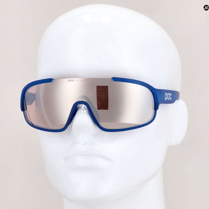 Okulary przeciwsłoneczne POC Crave opal blue translucent/clarity trail silver 9