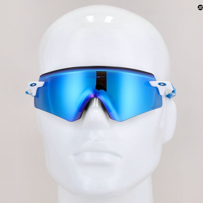 Okulary przeciwsłoneczne Oakley Encoder polished white/prizm sapphire 7