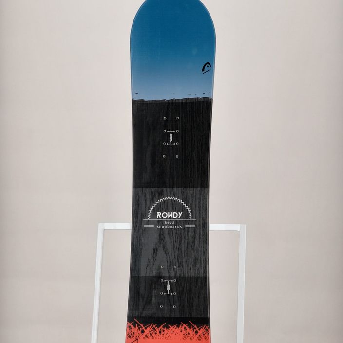 Deska snowboardowa dziecięca HEAD Rowdy black/red/blue 7