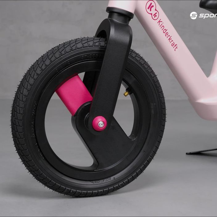 Rowerek biegowy Kinderkraft Goswift pink 7