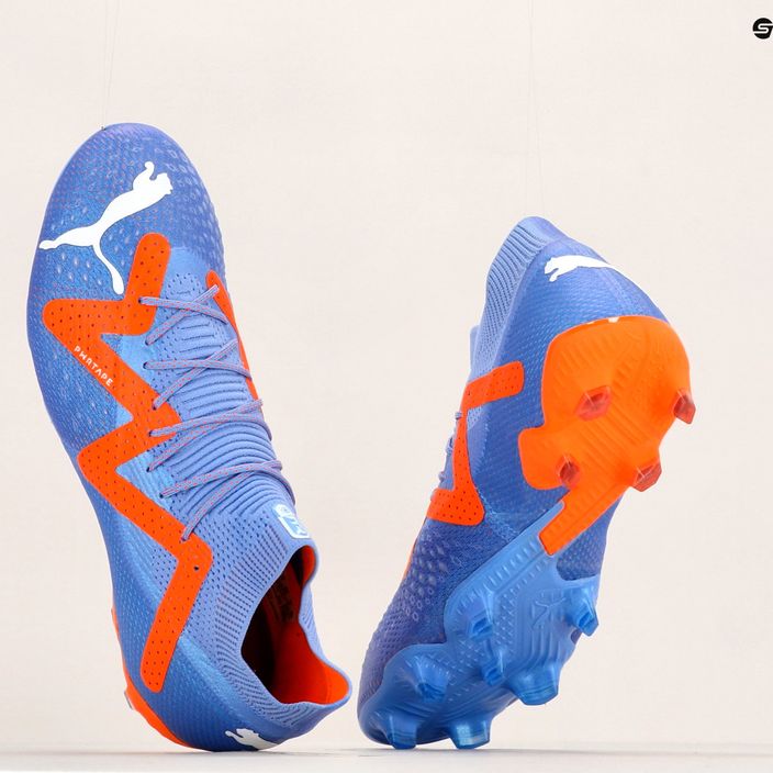 Buty piłkarskie męskie PUMA Future Ultimate FG/AG blue glimmer/puma white/ultra orange 11