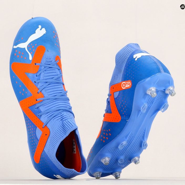 Buty piłkarskie męskie PUMA Future Match MXSG blue glimmer/puma white/ultra orange 11