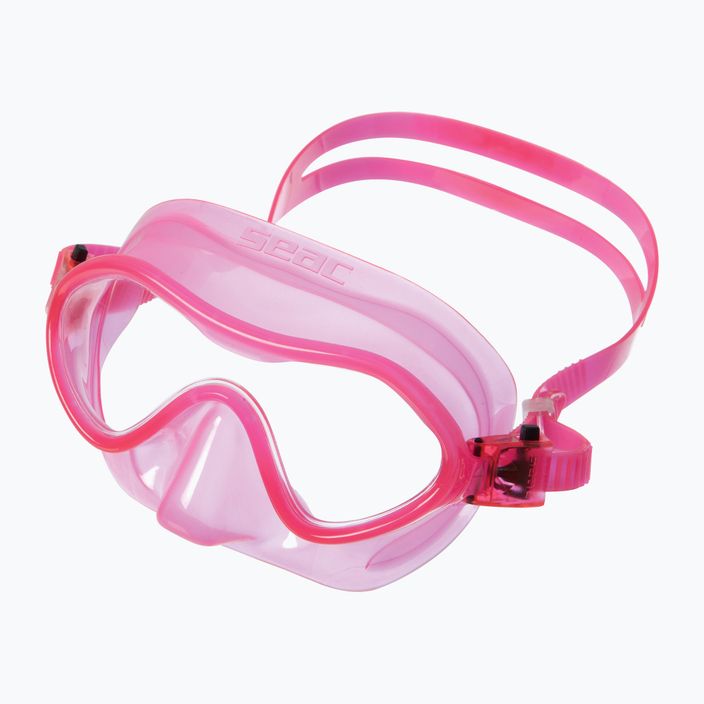 Maska do nurkowania dziecięca SEAC Baia pink