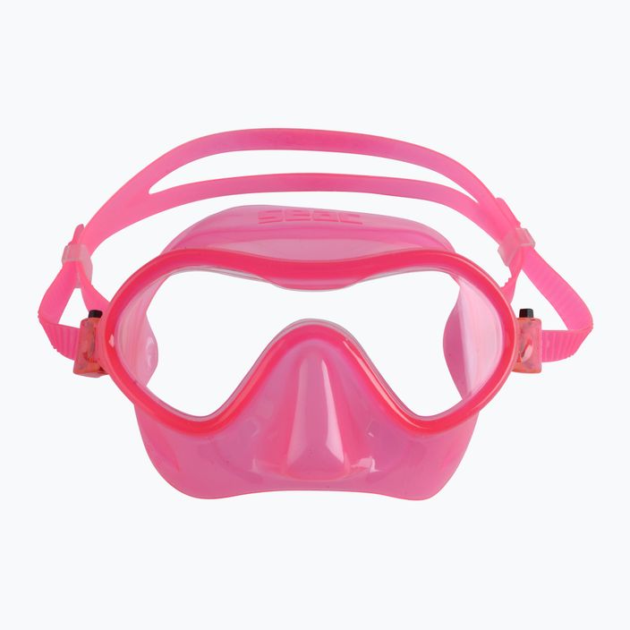 Maska do nurkowania dziecięca SEAC Baia pink 3