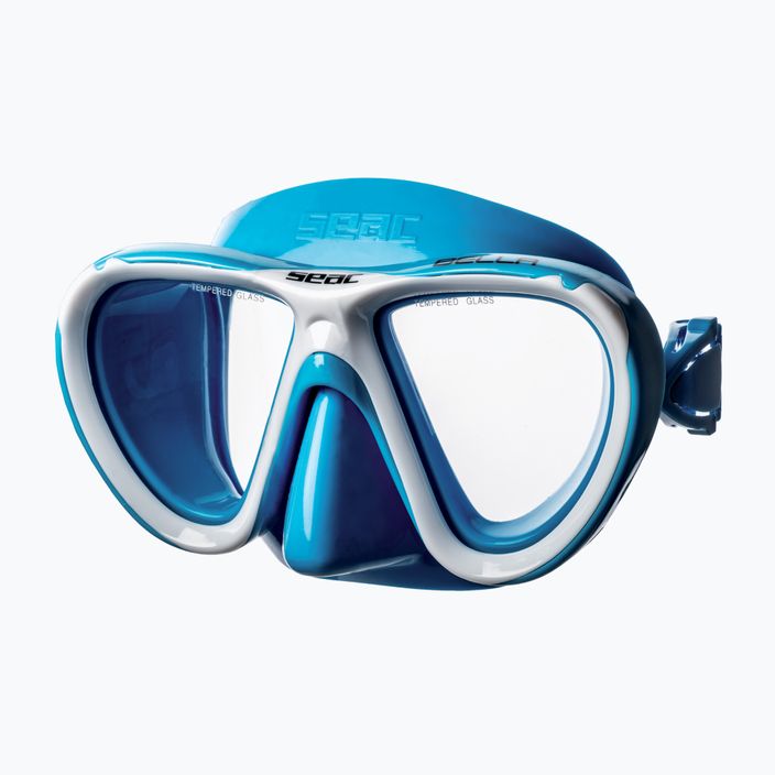 Maska do nurkowania dziecięca SEAC Bella light blue 2