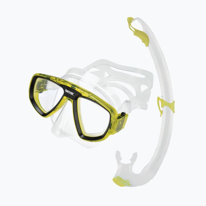 Zestaw do snorkelingu SEAC Extreme yellow