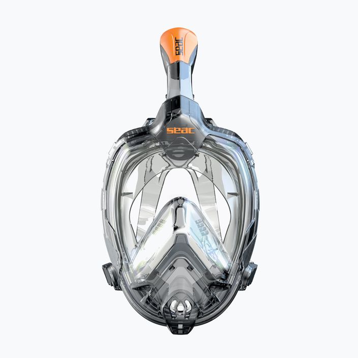 Maska pełnotwarzowa do snorkelingu SEAC Libera black/orange 2
