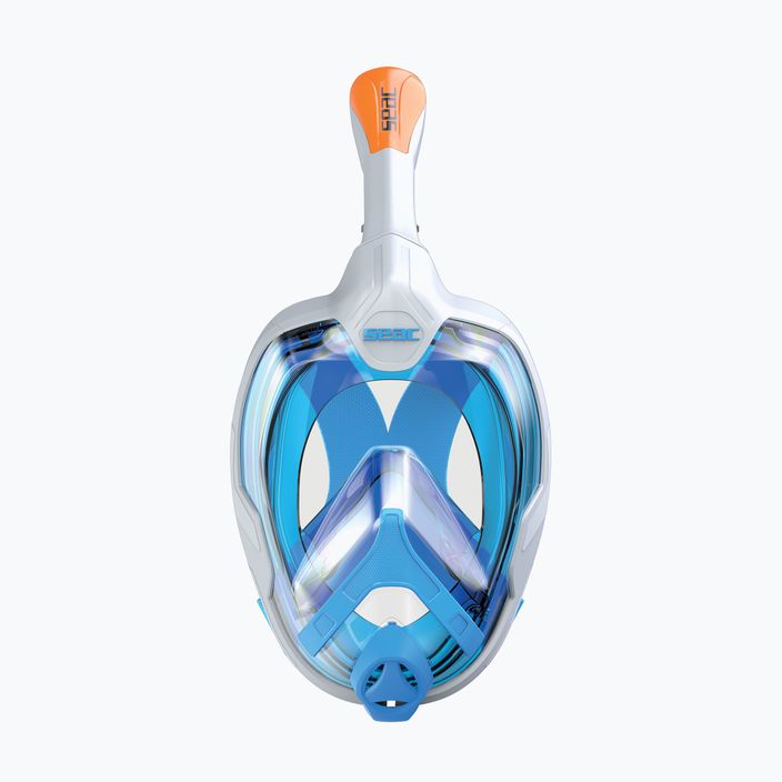 Maska pełnotwarzowa do snorkelingu SEAC Magica white/orange 2