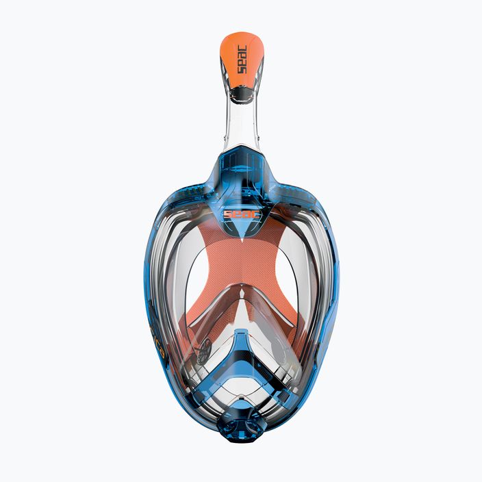 Maska pełnotwarzowa do snorkelingu SEAC Magica blue/orange 2