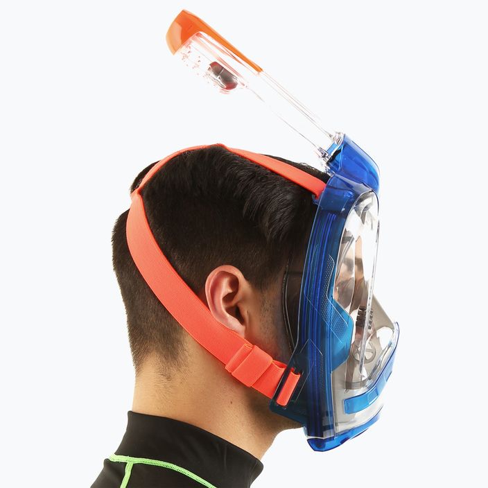 Maska pełnotwarzowa do snorkelingu SEAC Magica blue/orange 9