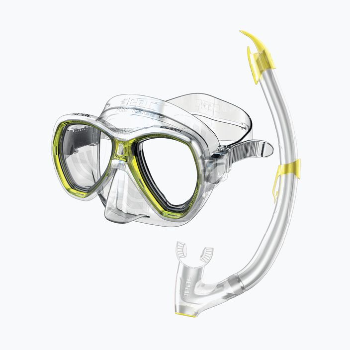 Zestaw do snorkelingu SEAC Elba yellow