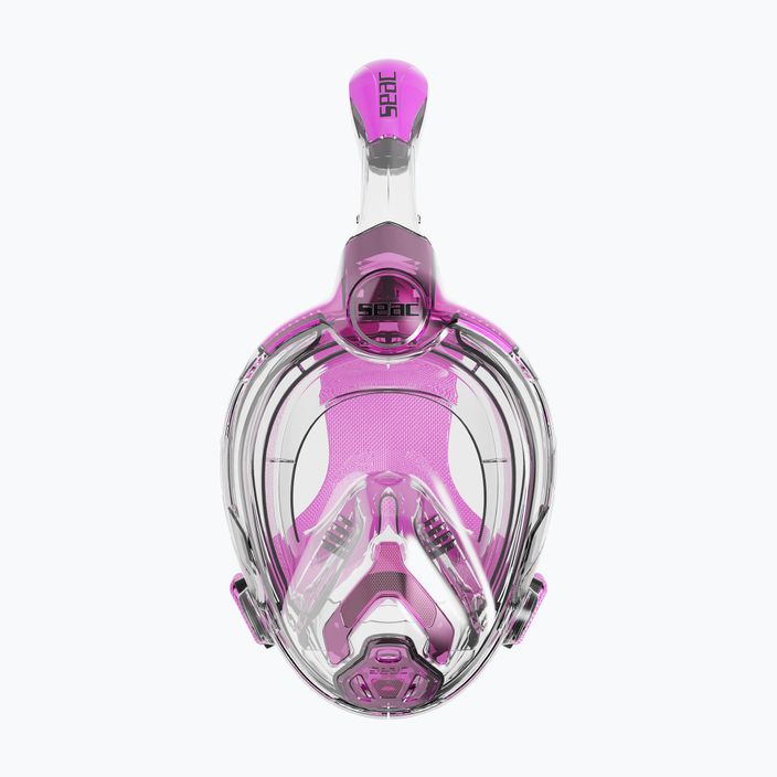 Maska pełnotwarzowa do snorkelingu dziecięca SEAC Libera pink transp./pink 3