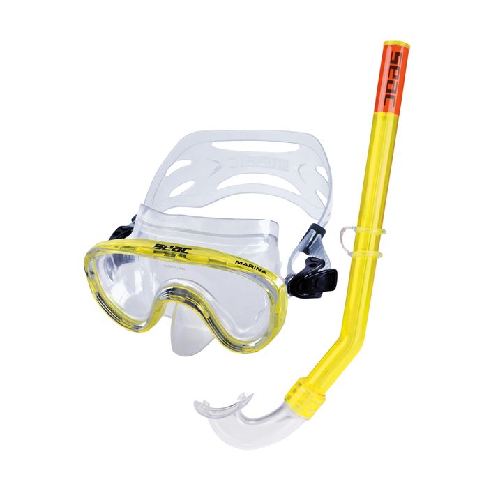 Zestaw do snorkelingu dziecięcy SEAC Marina yellow 2