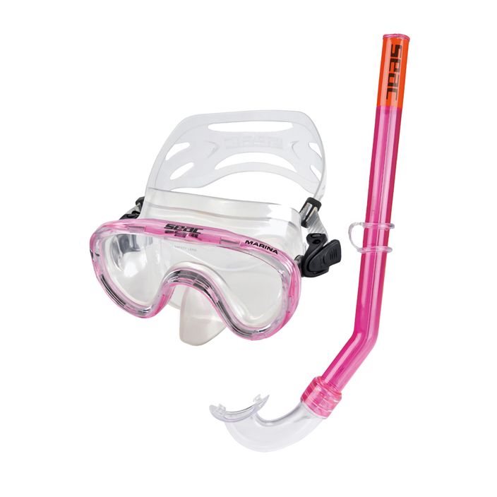 Zestaw do snorkelingu dziecięcy SEAC Marina pink 2