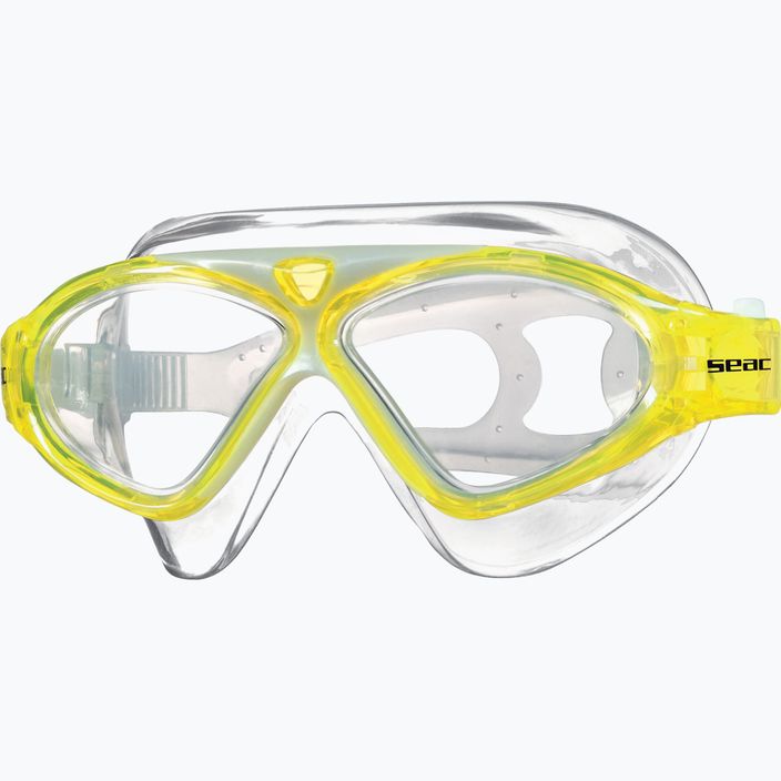 Maska do pływania dziecięca SEAC Vision Jr yellow 2
