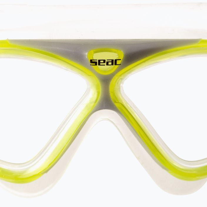 Maska do pływania dziecięca SEAC Vision Jr yellow 5