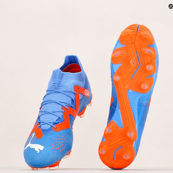 Buty piłkarskie męskie PUMA Future Match FG/AG blue glimmer/puma white/ultra orange 13