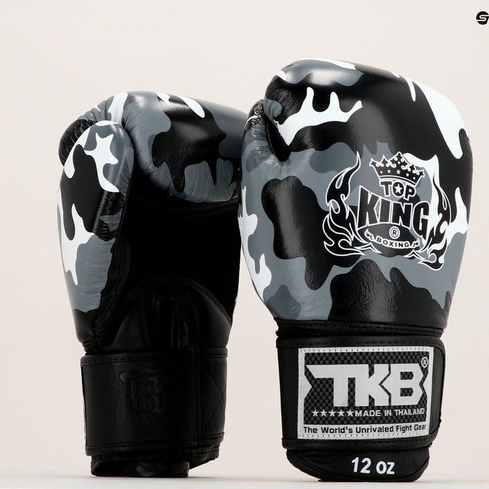 Rękawice bokserskie Top King Muay Thai Empower grey 7