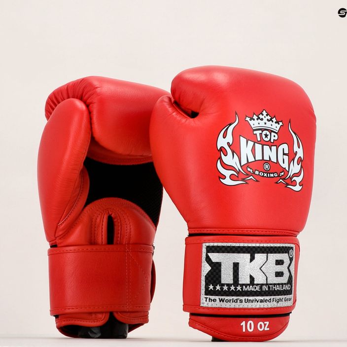 Rękawice bokserskie Top King Muay Thai Ultimate Air red 7