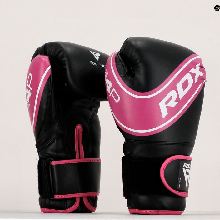 Rękawice bokserskie dziecięce RDX JBG-4 pink/black 18