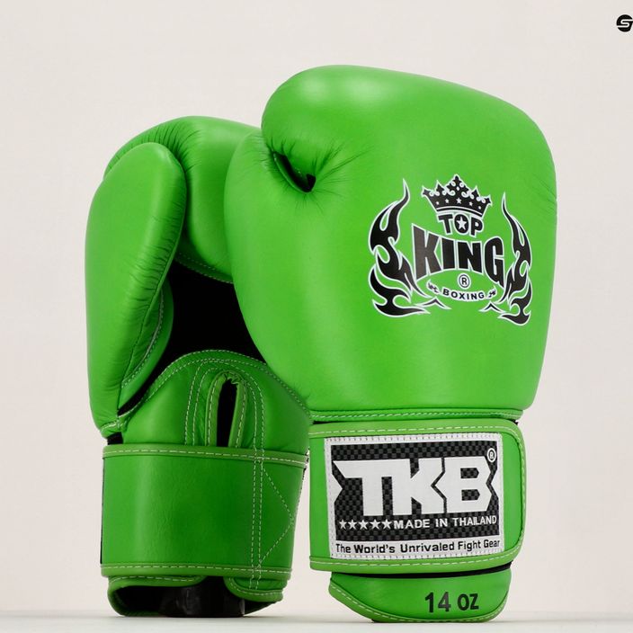 Rękawice bokserskie Top King Muay Thai Ultimate Air green 7