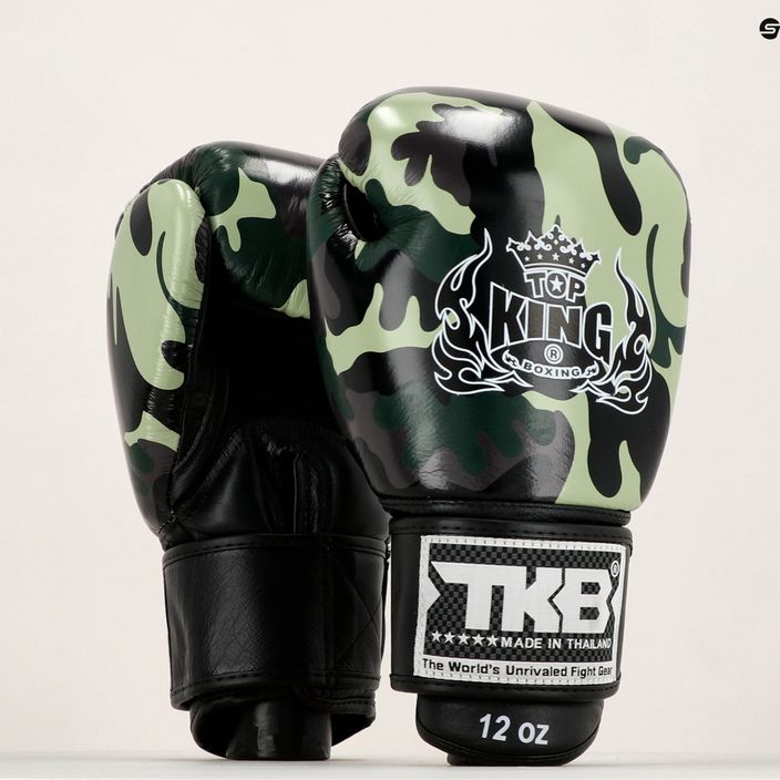 Rękawice bokserskie Top King Muay Thai Empower green 7