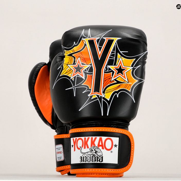 Rękawice bokserskie YOKKAO Pad Thai black 7